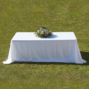 Mantel Rectangular Desechable de Plástico y Fundas para Sillas para Bodas, Fiestas, Hoteles y Cumpleaños - Product Image 5