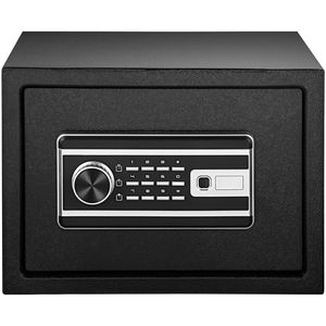 Cassaforte con Impronta Digitale da 0,8 Piedi Cubi per Contanti e Gioielli, in Acciaio Q235 con 2 Chiavi e Tastierino Digitale - Product Image 1