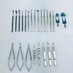 Juego de 25 Instrumentos Quirúrgicos Oftálmicos de Acero Inoxidable de Primera Calidad para Estrabismo y Comastigmatismo, para Cirugía Ocular Hospitalaria - Product Image 2