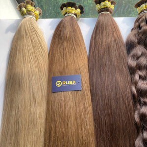 ผมแท้เวียดนามแบบขายส่ง สีดำธรรมชาติ ตรง เรียงเกล็ดผม  แบบเย็บสองชั้น  พร้อมสำหรับการดัด  ต่อผมได้ - Product Image 4