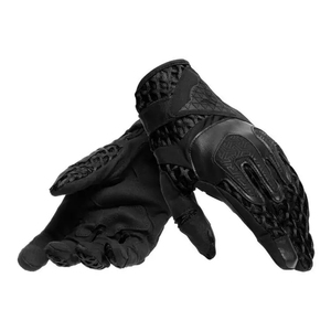 Gants de moto unisexes haut de gamme en cuir noir avec grip antidérapant et sangle de poignet réglable pour la conduite en toutes saisons - Product Image 2