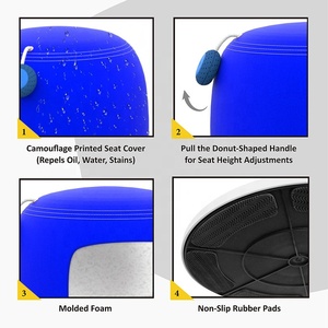 Tabourets de classe modernes, colorés et confortables pour enfants - Product Image 4
