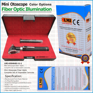 Otoscopio de Fibra Óptica Negro de Alta Calidad, Precio al por Mayor, Otoscopio de Fibra Óptica Negro para Venta en Línea - Product Image 3
