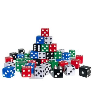 Dados de Resina Estándar LOOKING de 16 mm, Dados de 6 Caras con Puntos D6 para Juegos de Mesa, RPG, Casino, Educación, 500 Unidades - Product Image 4