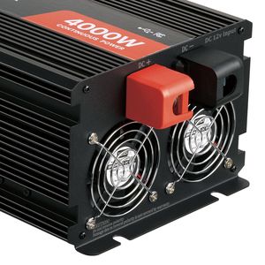 Inverter di Potenza 4000W da 12V DC a 120V AC Onda Sinusoidale Modificata, Caricatore Solare per Auto con Display LCD e Telecomando, Tensione di Uscita 220V - Product Image 3