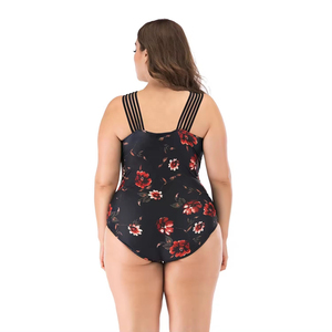 Maillot de bain une pièce pour femme, col halter, dentelle décorative, grande taille, respirant, séchage rapide, léger, qualité supérieure, vente en gros - Product Image 5