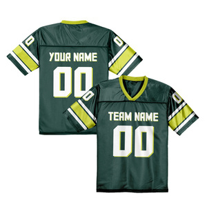 OEM Custom Design Teamwear Factory Best Price Adults Custom Made <b>Blank</b> 3D Printed Mens Mesh American Football Jerseys - Product Image 5