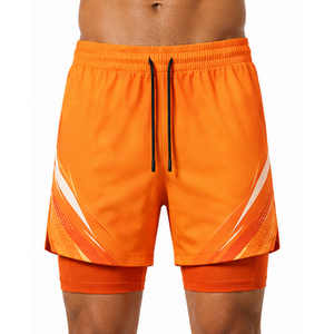 Shorts de bain pour hommes avec poches zippées étanches, séchage rapide, légers, pour la plage, logo personnalisé, vêtements de surf d'été, vente en gros, personnalisables pour hommes - Product Image 1