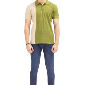 Polo de Alta Calidad, Nuevo Diseño de Moda, Combinación de Dos Colores, Camiseta Polo con Logotipo Personalizado por Sublimación, Polos para Hombre 2027 - Product Image 3