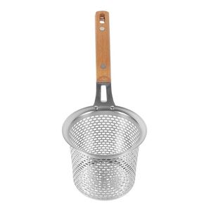 High Quality Stainless Steel Noodle <b>Strainer</b> Basket With Deep Round Shape For Fast And Easy Water Drainage - Product Image 3