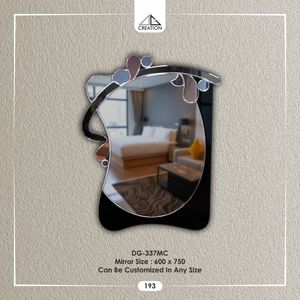 Mejore el Interior de Su Hogar con Este Atractivo Espejo de Diseño con Motivos Decorativos, Arte Mural Ligero y Ecológico - Product Image 2