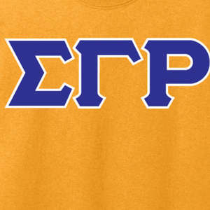 T-shirt personnalisé Sigma Gamma Rho 3 avec lettres grecques brodées, tee-shirt de sororité, haut décontracté en coton, vêtements universitaires, streetwear, vente en gros - Product Image 2