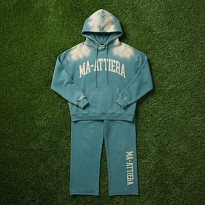 Conjunto de Sudadera con Capucha Extra Grande y Pantalones Anchos de Felpa para Mujer, Ropa Deportiva Informal de Algodón, OEM ODM - Product Image 6