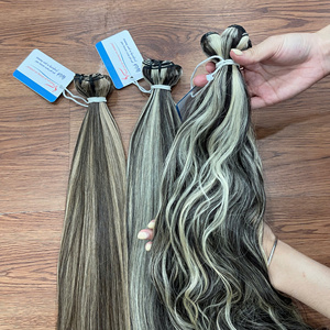 Oferta Relámpago: Cabello Humano Vietnamita 100% Color Piano, Doble Trama a Máquina, Brillante, Sin Enredos, Sin Caída, Listo para Enviar - Product Image 3