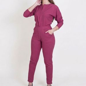 Purple Color Custom Polyester Cotton Short Sleeve Women Surgical <b>Scrub</b> Sets Hospital Doctors Suits Nurse Uniform <b>Clothes</b> - Product Image 4