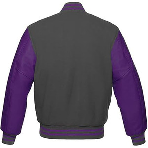 Stonefield Manufacturing Geometric Patchwork Stand Collar Varsity <b>Jacket</b>-100% Wool Hooded <b>Waterproof</b> Streetwear <b>Winter</b> Outerwear - Product Image 2