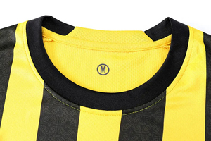 High Quality Custom-Made Men's Soccer Uniform Set Neck Short Sleeve Football Jersey Shorts Polyester <b>Name</b> OEM Available Adults - Product Image 4