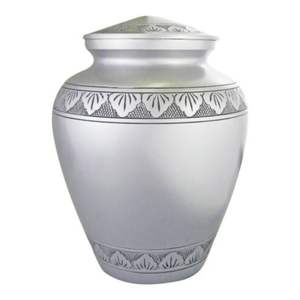 Wholesale Handcrafted Aluminum Metal Cremation Urns for Adult Human Ashes - <b>Large</b> Funeral Memorial Urn - Decorative Burial Vases - Product Image 1
