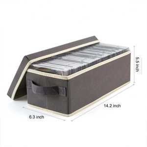Modern Rectangular Stackable Dust Proof Fabric Food Container 1-3L Capacity Household Organizer Box Closet Bookshelf <strong>Storage</strong> - Product Image 6