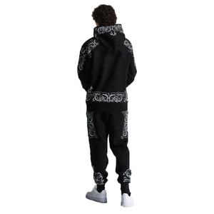 ชุดวอร์มผู้ชายดีไซน์ล่าสุด 2024 แบบ OEM ชุดเซ็ต 2 ชิ้น เสื้อฮู้ดพิมพ์ลายตามสั่งสำหรับผู้ชาย - Product Image 4