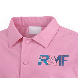 Veste coupe-vent en polyester imperméable personnalisée pour homme, veste de coach, veste de travail pour homme, veste de créateur - Product Image 5