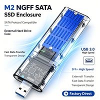 Caja para SSD SATA FYX Swap, Carcasa de 1.5Gbps, Adaptador de Tarjeta de Alta Velocidad, Protocolo SATA de Estado Sólido, M.2 NGFF, USB 3.0, Caja para Disco Duro