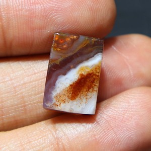 <b>Fire</b> Agate Druzy Cabochon Natural <b>Fire</b> Agate <b>Stone</b> Healing Crystal <b>Fire</b> Agate for Jewelry Making <b>Stone</b> - Product Image 4