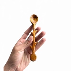 Handcrafted Wooden Tea Spoon Eco Friendly Coffee Tea Sugar Scoop Natural Kitchen <b>Tool</b> Party Dishwasher <b>Safe</b> Recyclable - Product Image 5