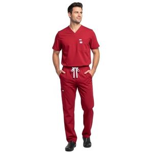 Uniforme Médico para Hombre, Tela de Algodón Peinado, Ropa de Hospital, Proveedor OEM, Trajes Médicos Transpirables y Cómodos - Product Image 3