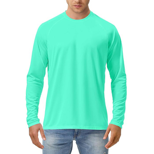 Camiseta Personalizable de Manga Larga para Hombre, de Alta Calidad, Ligera, Cuello Redondo, Lisa, con Logotipo, Estilo Casual, Urbana, de Algodón - Product Image 5