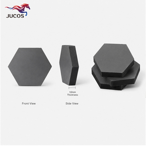 Plaques céramiques hexagonales en carbure de silicium SSiC, haute dureté, <span class=keywords><strong>pour</strong></span> l'industrie <span class=keywords><strong>réfractaire</strong></span>, résistantes à l'usure, <span class=keywords><strong>pour</strong></span> revêtement. - Product Image 4