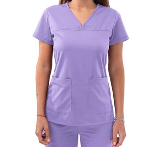 Offre Spéciale femmes été hôpital gommages sur mesure Jersey infirmière uniforme ensembles pour gommages médicaux uniformes 2026 - Product Image 4