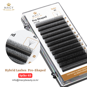 Pestañas Híbridas Preformadas Spike 4D, MACY BEAUTY KOREA, Extensiones de Pestañas Premium al por Mayor, Pestañas Personalizadas con Marca Privada - Product Image 2