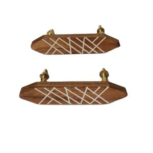 Mango de madera con tornillo de metal, perilla de resina para puertas interiores y exteriores - Product Image 1