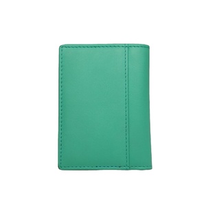 Full Grain Soft Leather Credit Card <b>Holders</b> <b>Wallets</b> Women's Clutch Purse RFID Protected Passport Cover Mini Custom Logo Branded - Product Image 1
