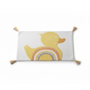 Tapis de salle de bain en coton à imprimé animal tufté de qualité supérieure |   Tapis de sol en peluche épais et doux avec dos antidérapant en caoutchouc pour la maison et l'hôtellerie - Product Image 1