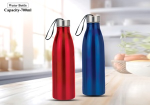 Stainless Steel Lightweight <b>Sipper</b> Water <b>Bottle</b> 750ml Leakproof Screw-On Lid Sports Drinkware Heat Preservation for Gym Office - Product Image 3