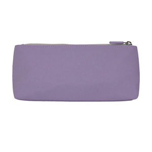 Water-Resistant Double Zipper SENDA Custom Purple Nylon Pencil Case Stationery <b>Bag</b> for <b>School</b> and Office Use - Product Image 2