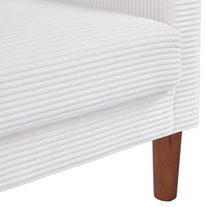 โซฟาผ้าลูกฟูกสองที่นั่ง รุ่นโมเดิร์น 2140 สำหรับห้องนั่งเล่น ห้องนอน สำนักงาน และพื้นที่ขนาดเล็ก สีเบจ (2140BG) - Product Image 5