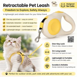 Laisse rétractable pour chien 3m, robuste, avec verrouillage rapide, corde de traction pour animaux jusqu'à 20kg, logo personnalisé - Product Image 5