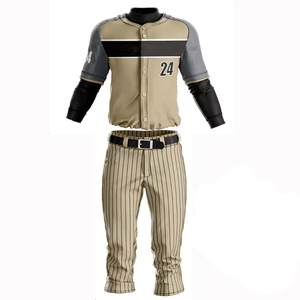 Uniforme de baseball professionnel de haute qualité, personnalisé pour les équipes, jersey respirant avec pantalon de baseball assorti - Product Image 1