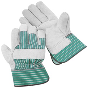 Guantes de Trabajo de Algodón con Dedos Completos, Diseño a Rayas Azules, Protección Laboral para Exteriores, Unisex, para Todas las Estaciones - Product Image 3