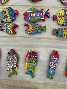 PRODUIT TRÈS POPULAIRE Figurine de poisson décorative en bois, fabriquée à partir de bois naturel, pour la présentation en magasin et la distribution à l'exportation - Product Image 3