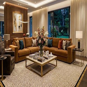 Modern <b>Leopard</b> Print <b>Rug</b> Animal Pattern Hand Tufted Woolen Area <b>Rug</b> Carpet Stylish Living Room Bedroom Home Decor Floor Covering - Product Image 4
