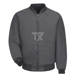 New Fashionable Design <b>Men's</b> Bomber <b>Jacket</b> 100% High Quality Trendy Eco-Friendly Breathable <b>Canvas</b> Stand Winter Wholesale Price - Product Image 1