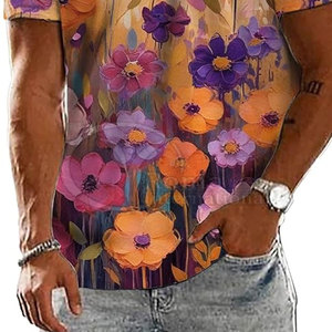 Dernière Nouveauté : Chemise Homme Imprimée Personnalisée avec Logo OEM, Grande Taille, Style Streetwear, pour Adultes, à Prix Réduit - Product Image 5