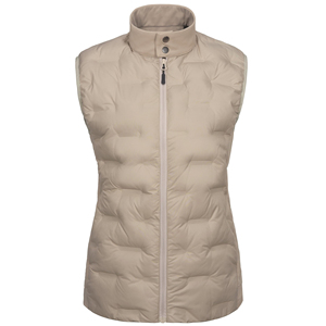 Chalecos Casuales Ultraligeros con Cuello Alto, Tejidos, Transpirables, Ecológicos, con Cierre de Cremallera, Relleno Acolchado, Resistentes al Viento, para Mujer - Product Image 1