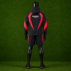 Custom Logo <b>Waterproof</b> Windbreaker Jacket and Shorts Nylon Sportswear Set Gym Training Running Activewear <b>Suit</b> <b>for</b> <b>Men</b> - Product Image 3