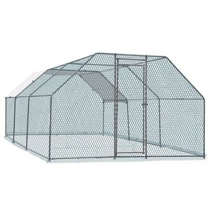 Pollaio in Metallo Grande 3x6 Metri con Copertura Impermeabile per Polli, Conigli, Gatti e Cani - Product Image 1