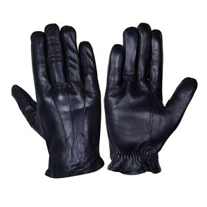 Gants unisexes en cuir véritable, longueur poignet, style uni, pour usage quotidien, gants de mode en cuir pour hommes - Product Image 6